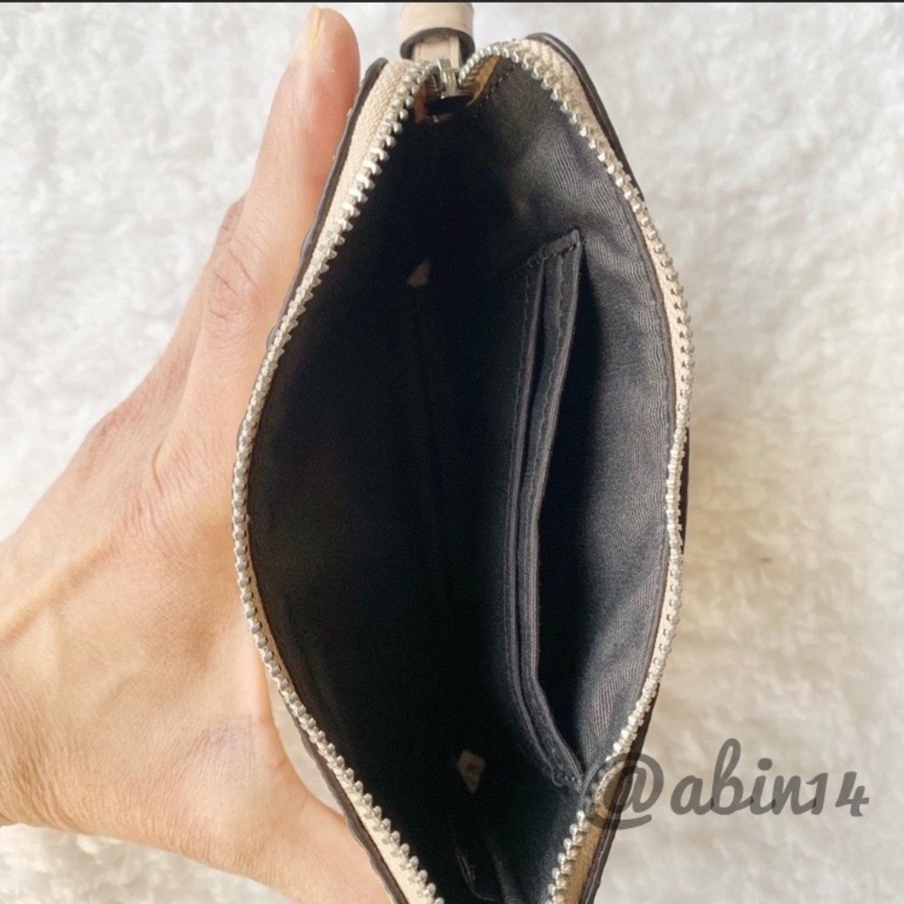 Coach Embossed Patent Leather Wristlet Clutch - Picture 5 of 6